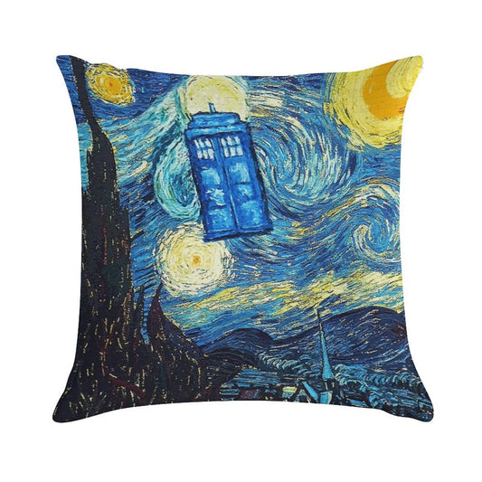 Starry Night Soft Luxury Feel Throw Pillow