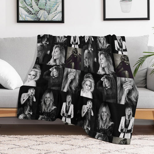 Helene Fischer Collage Throw Blanket