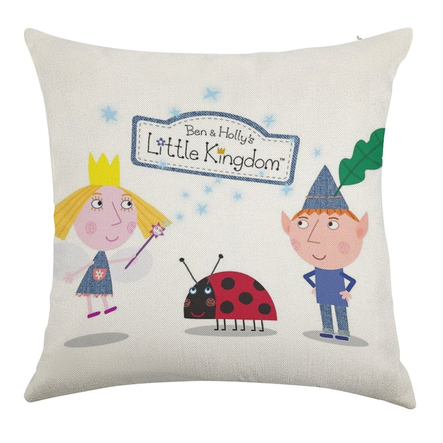 Ben And Holly Linen Throw Pillow Cover