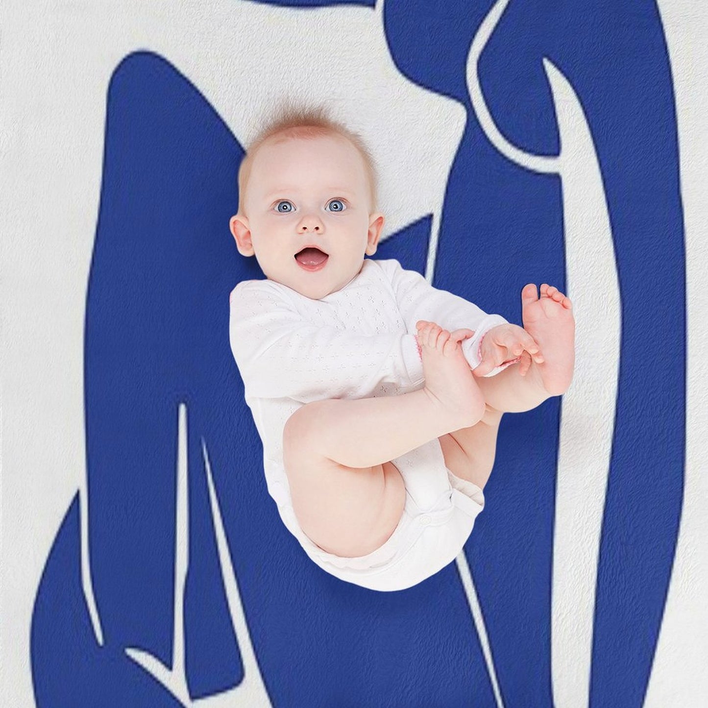 Henri Matisse - Nu Bleu II (Blue Nude) - The Cut Outs Throw Blanket