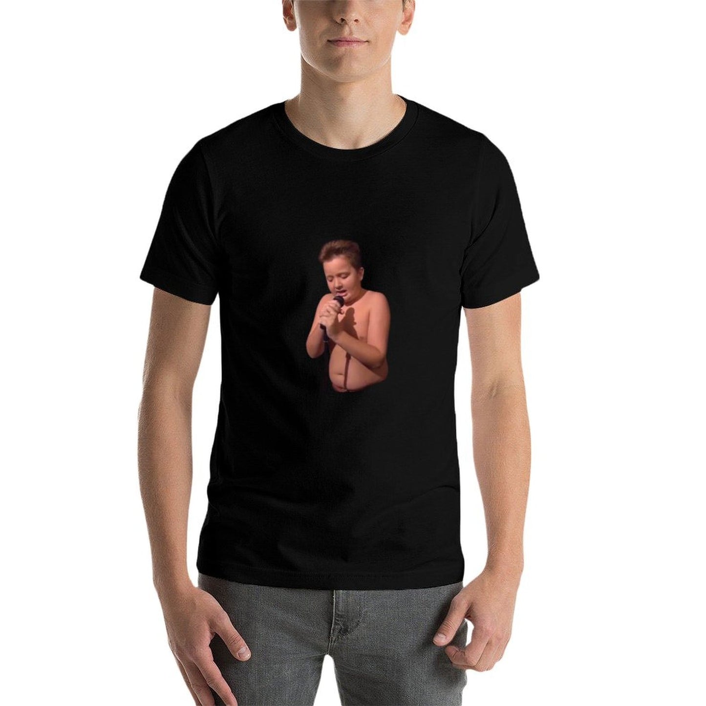 Gibby Singing - ICarly Rolled Sleeves T-Shirt