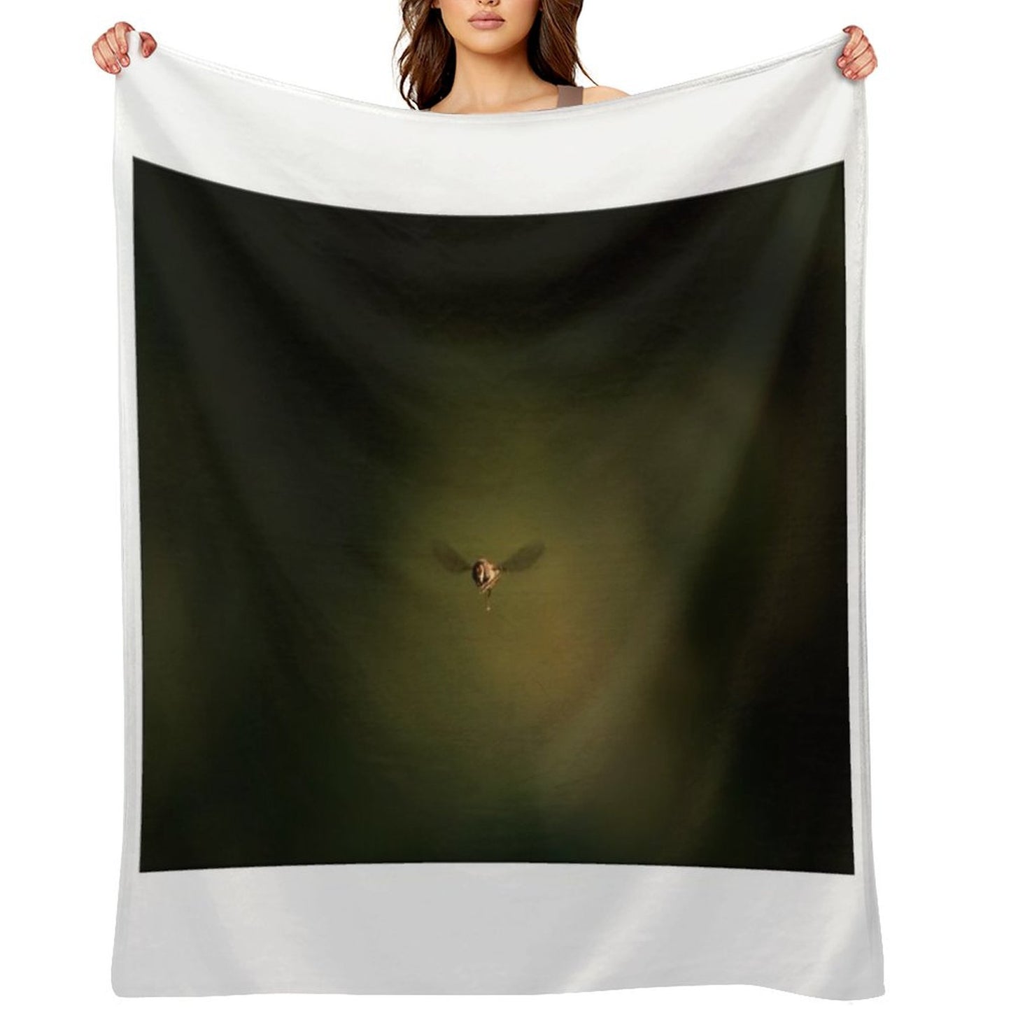 Hover in The Void Throw Blanket