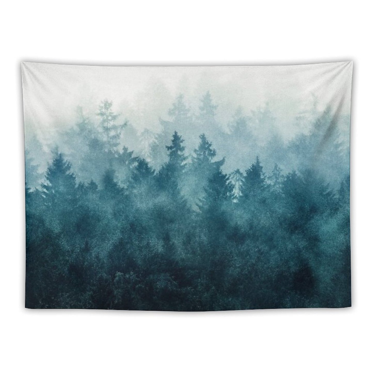The Heart Of My Heart So Far From Home In A Misty Foggy Fall Wilderness Forest Tapestry
