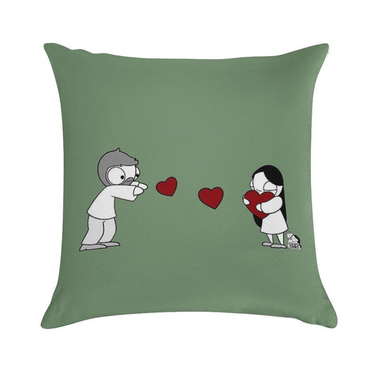 Hearts Throw Soft Home Decor Throw Pillow