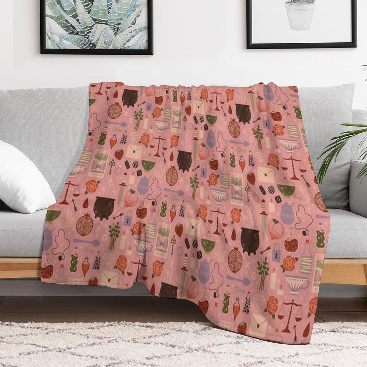 Love Potion Throw Blanket
