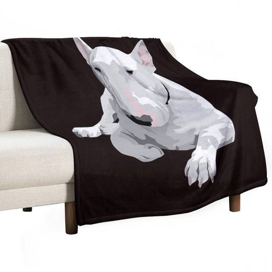 English Bull Terrier Throw Blanket