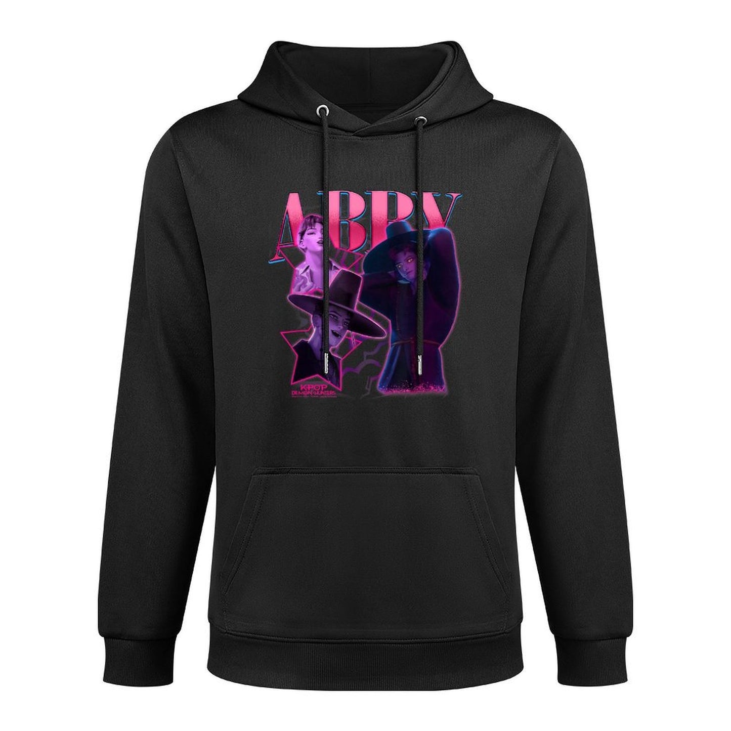 Kpop Demon Hunters Halloween Abby Showcase Y2K Style Poster Easy Care Hoodie