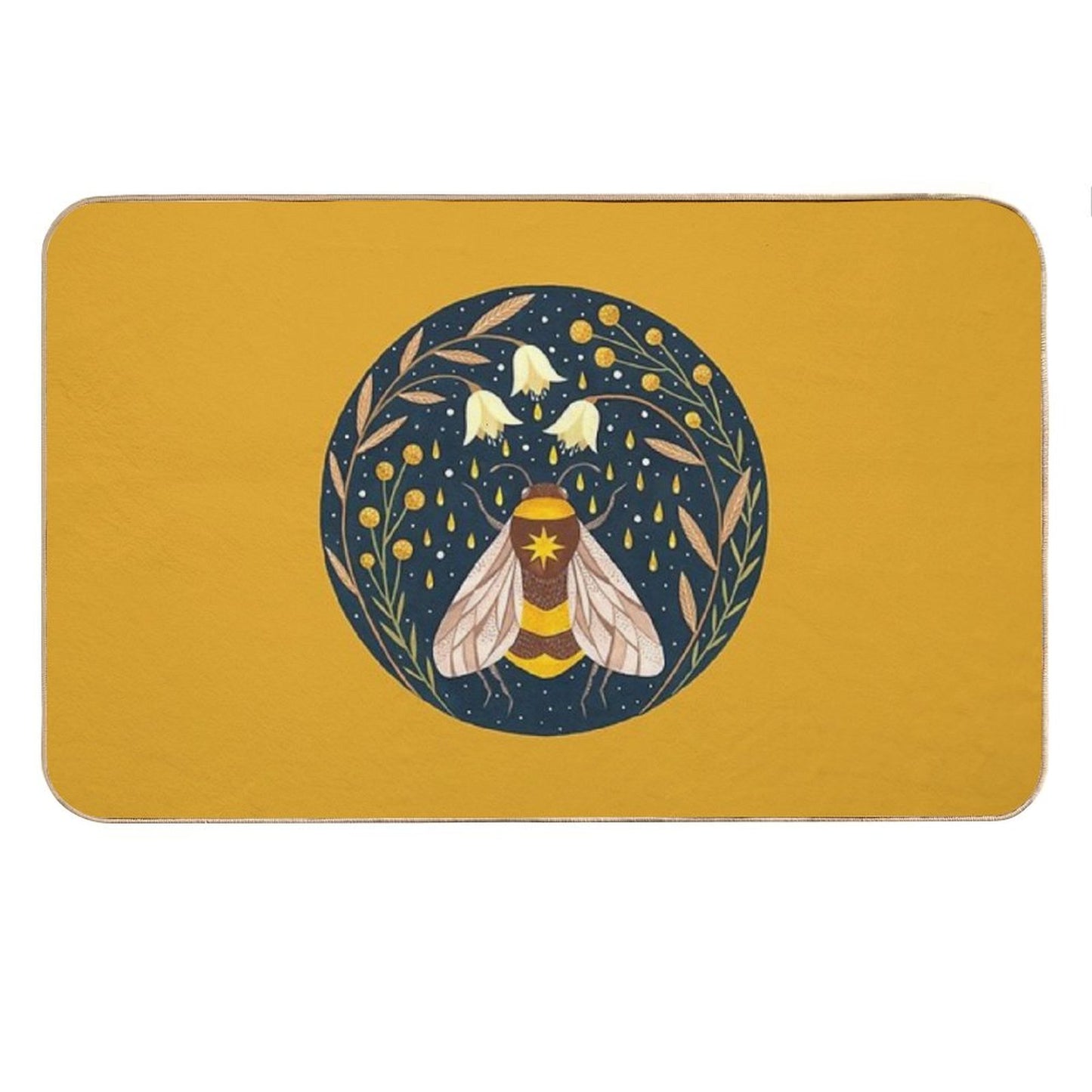 Harvester of Gold Bath Mat