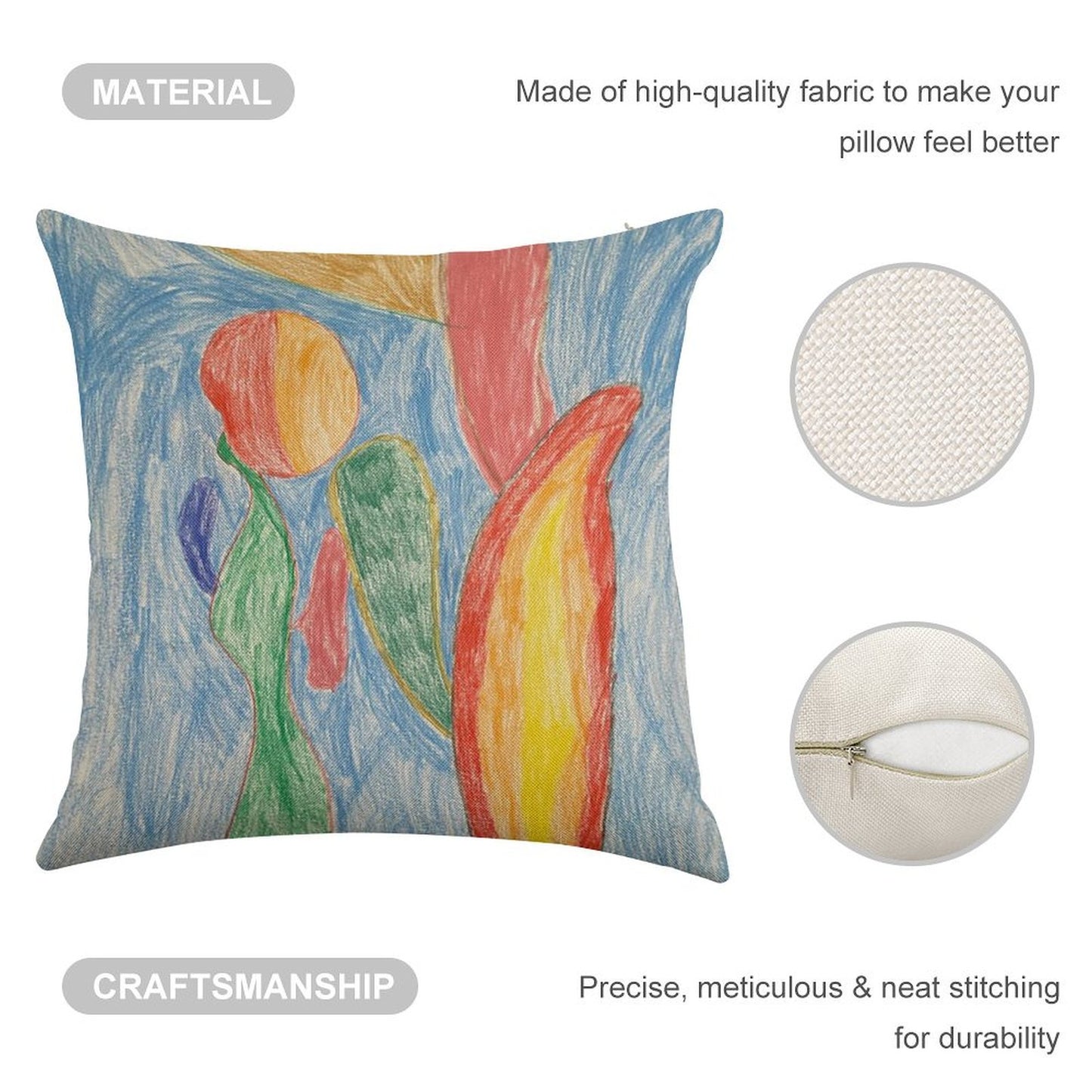 Leaf Leaf Mania Linen Throw Pillow Cover