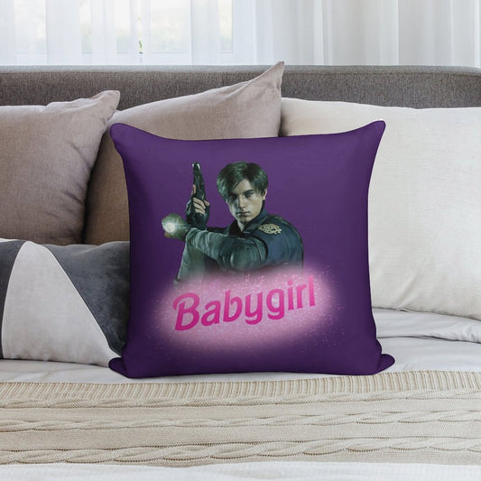 Leon Kennedy Babygirl Soft Fade-Resistant Throw Pillow