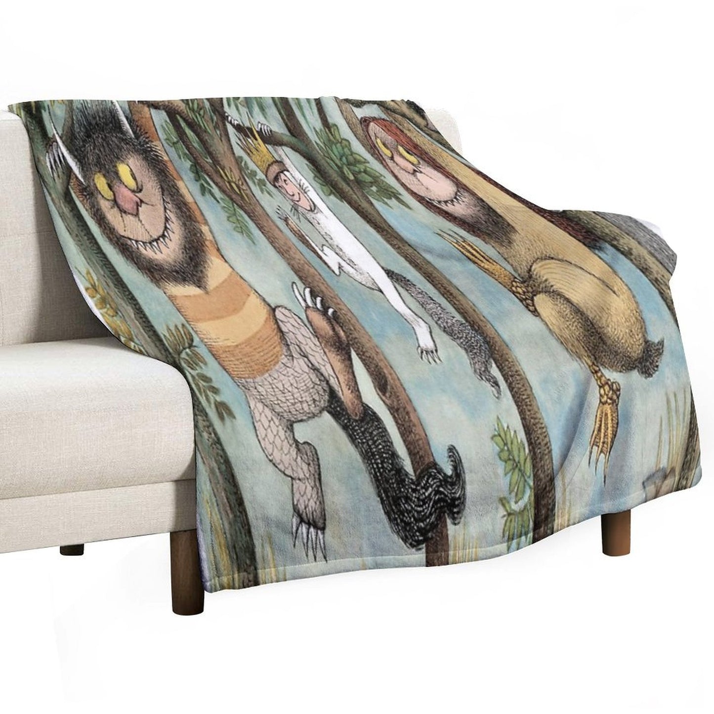 The Wild Things Are Throw Blanket