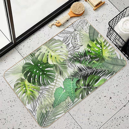 Tropical Foliage 01 Bath Mat