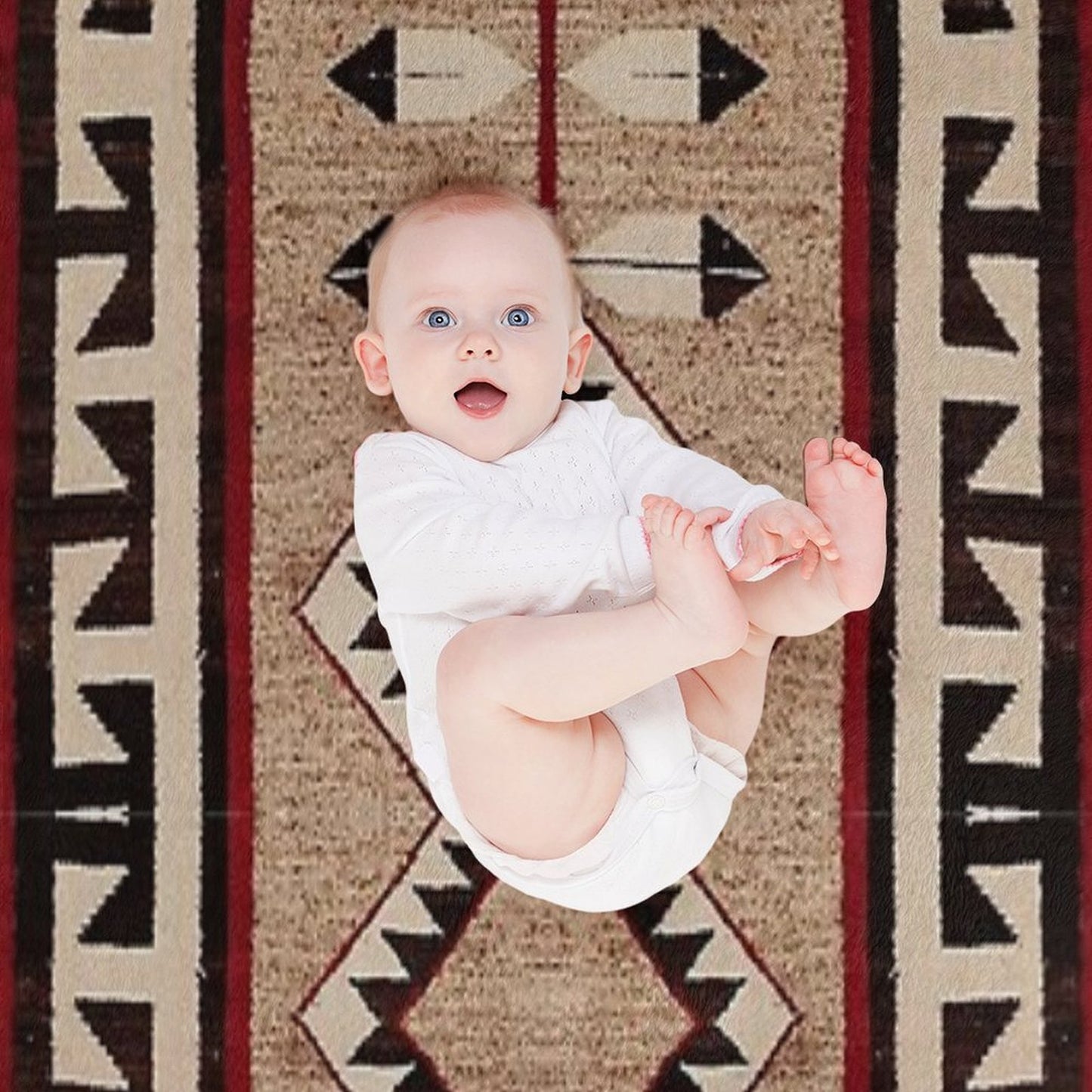The Eternal Navajo Pattern Throw Blanket