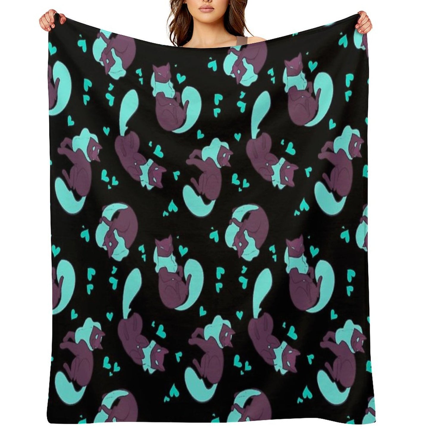 Melog Pattern Throw Blanket