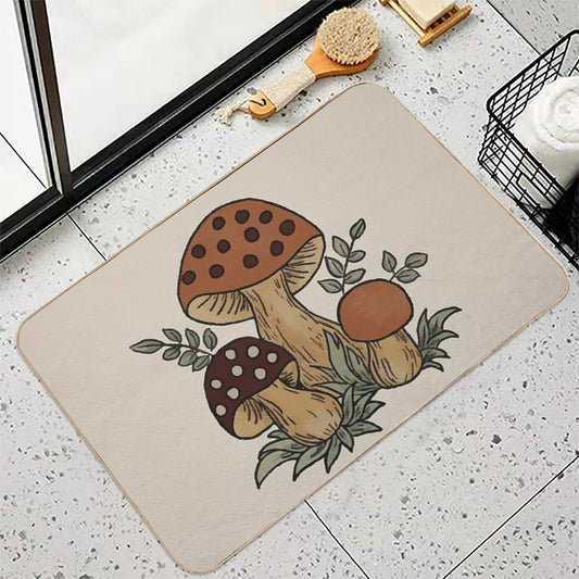 Merry Mushroom Bath Mat
