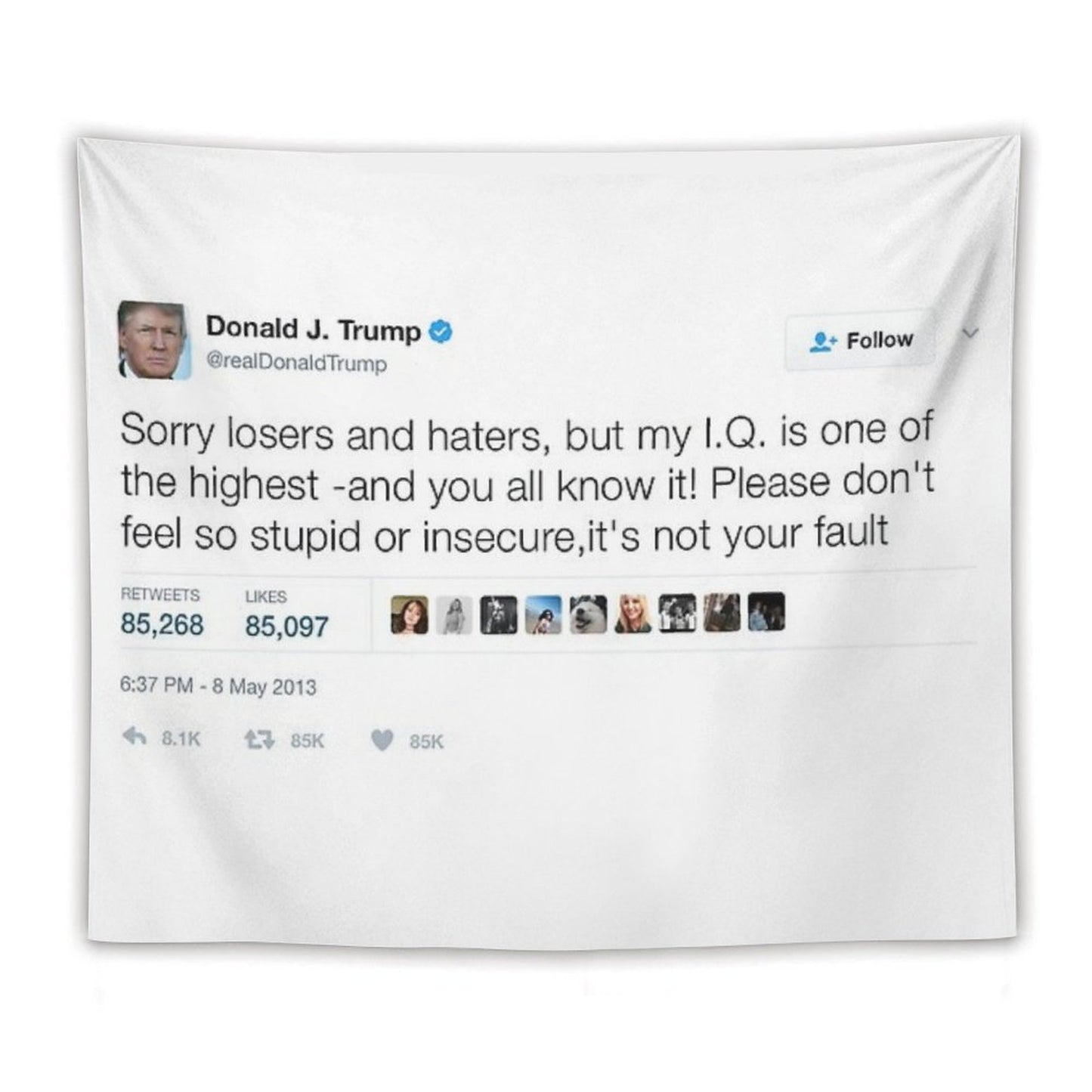 Donald Trump - My IQ Is One of The Highest Tapestry