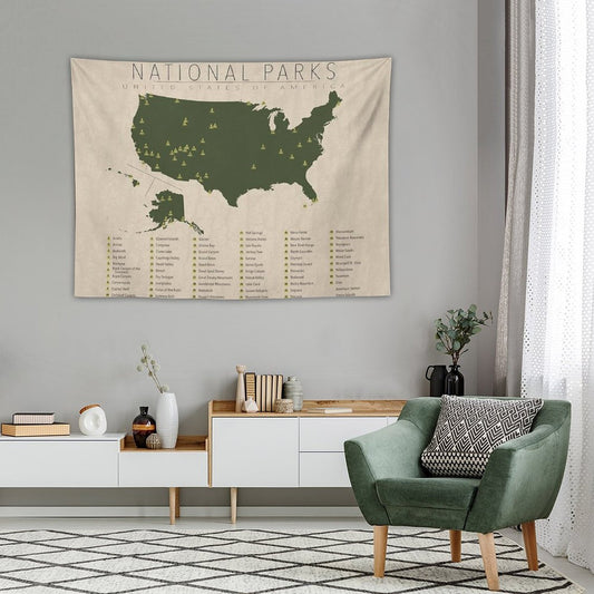 US National Parks Tapestry