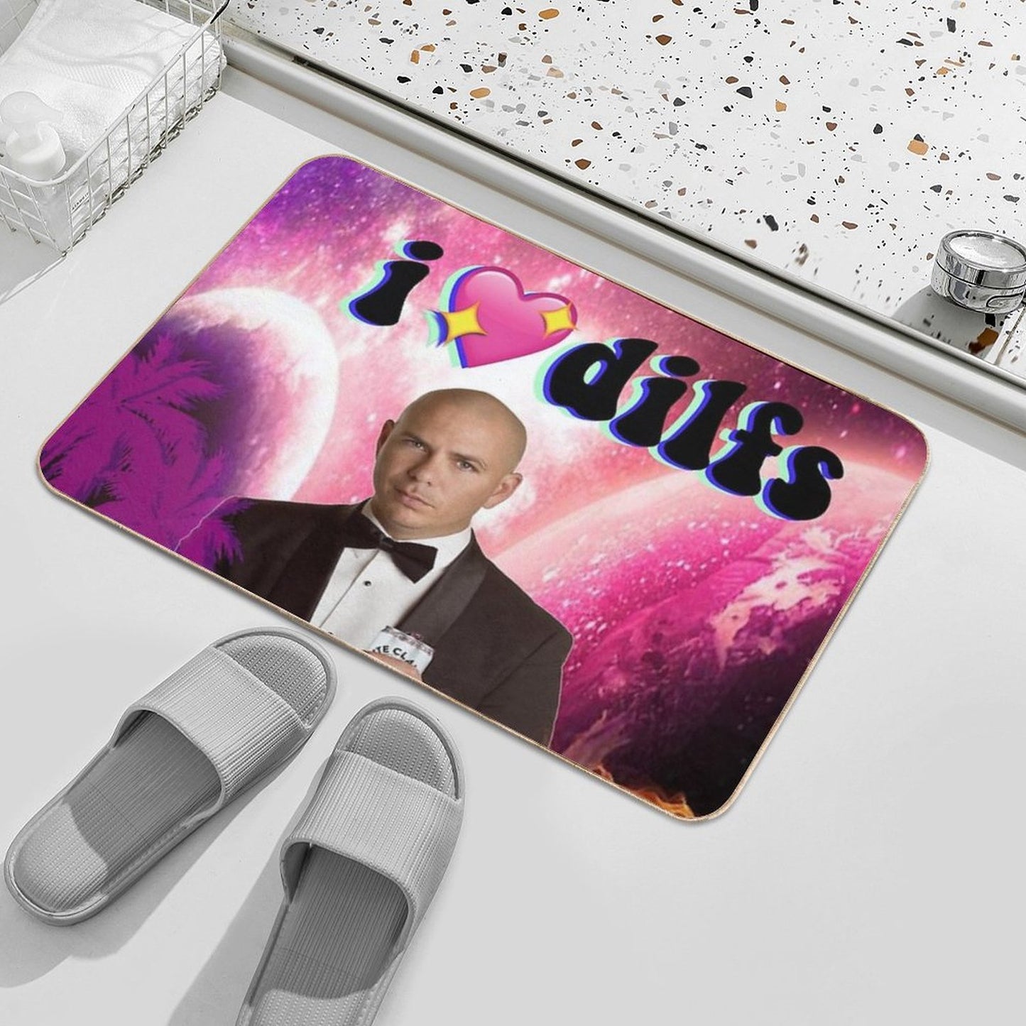 I Love Dilfs Bath Mat