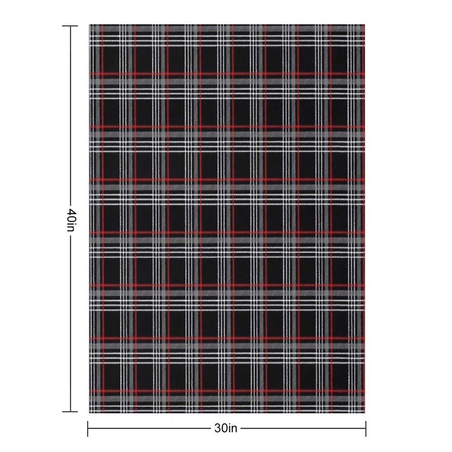 GTI Tartan Throw Blanket