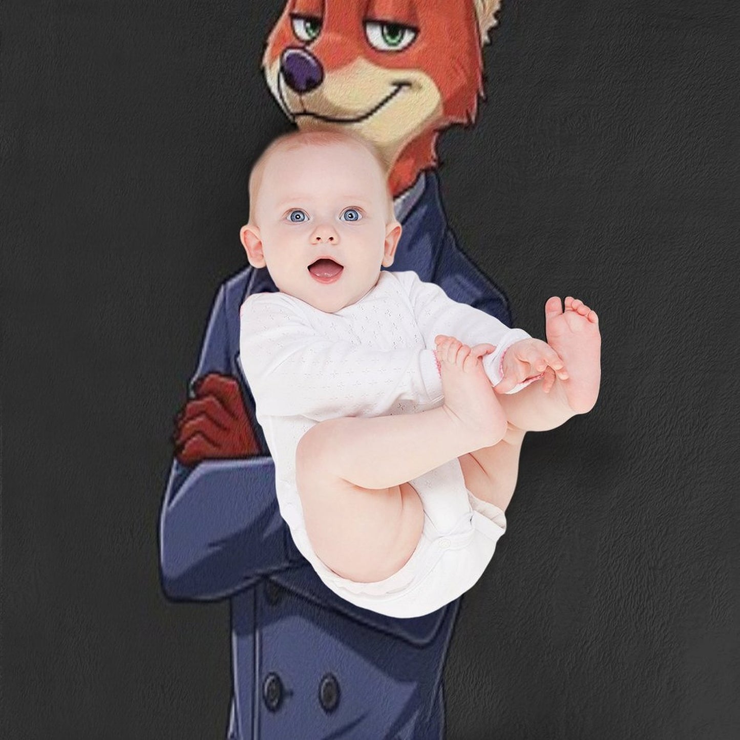 Wilde Fox Fanart - Zootopia Style Illustration Throw Blanket