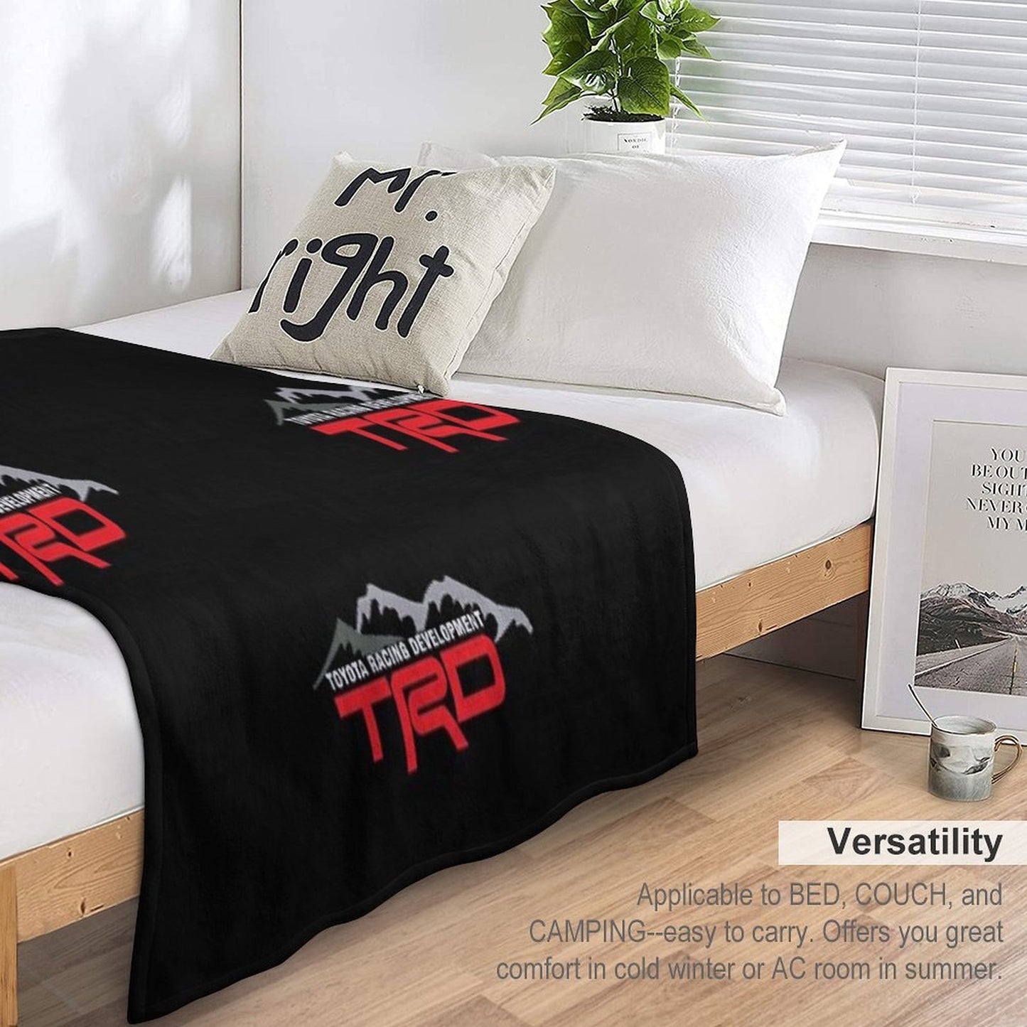 Trd Racing Development Throw Blanket