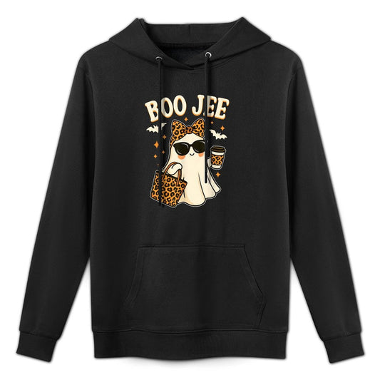 Boo JEE Ghost Halloween Women Girls Boojee Halloween Moisture-Wicking Hoodie