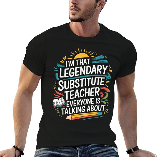 Sub Teacher Design For Sub Teacher Squad Substitute Teacher T-Shirt