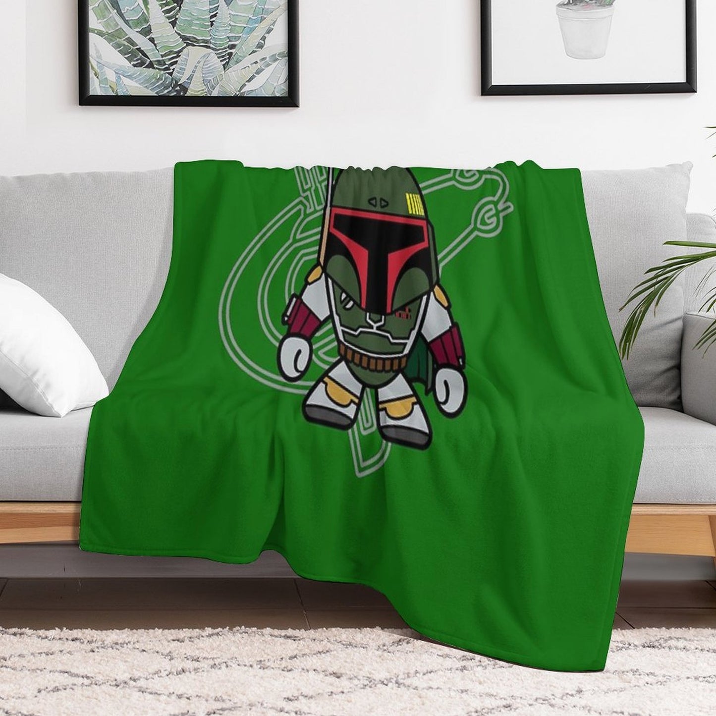Boba Fett Throw Blanket