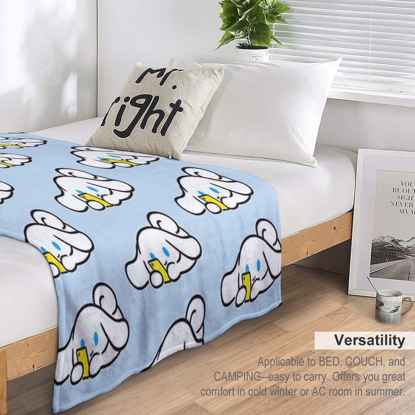 Cinnamoroll Throw Blanket
