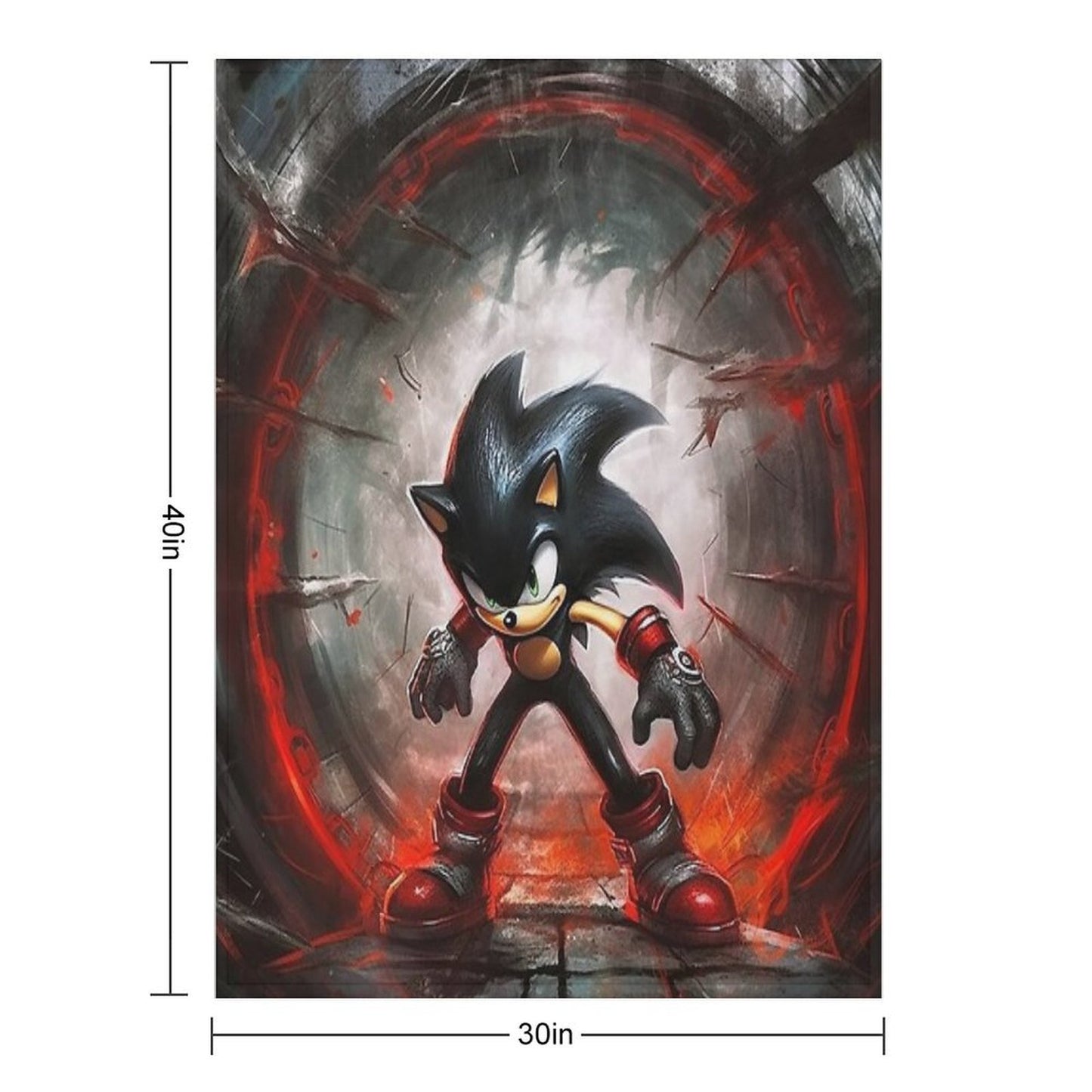 Shadow's Grand Entrance Throw Blanket