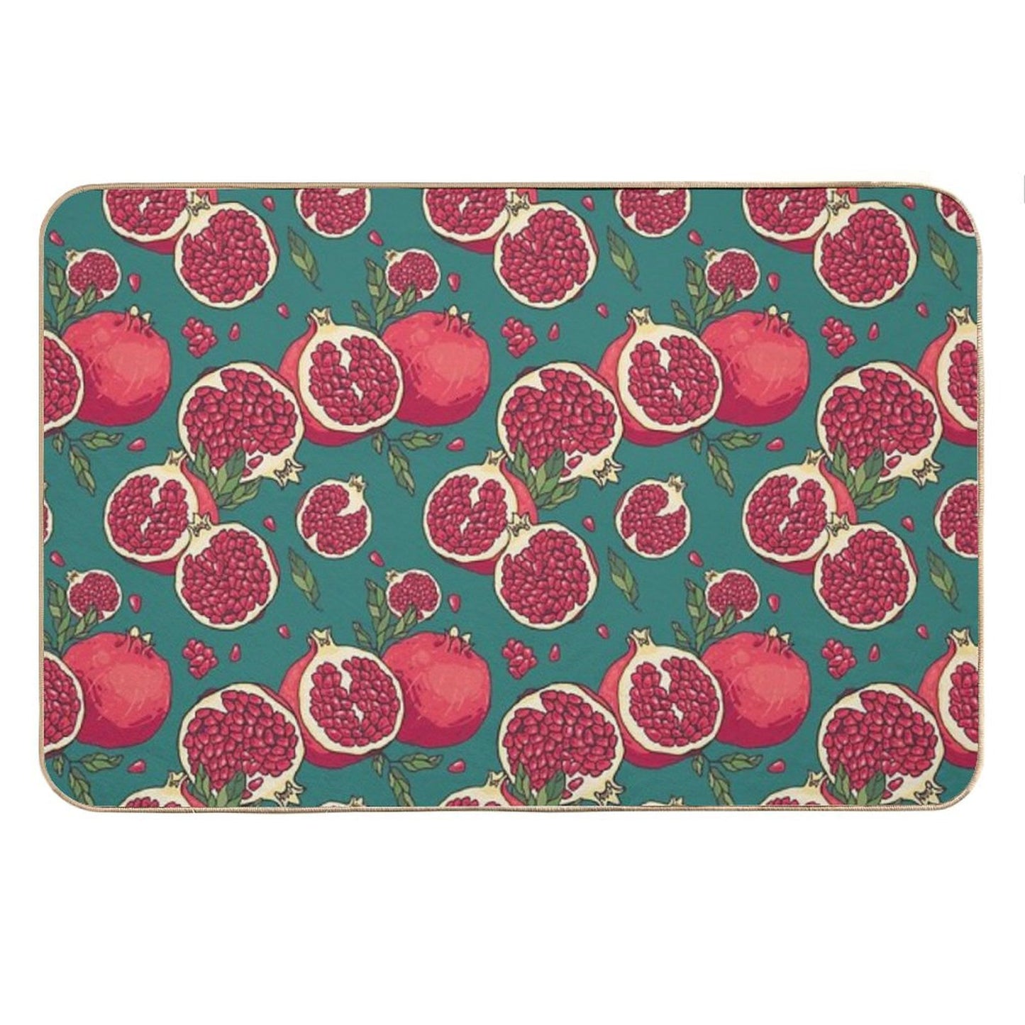 Juicy Pomegranate Fruits Bath Mat