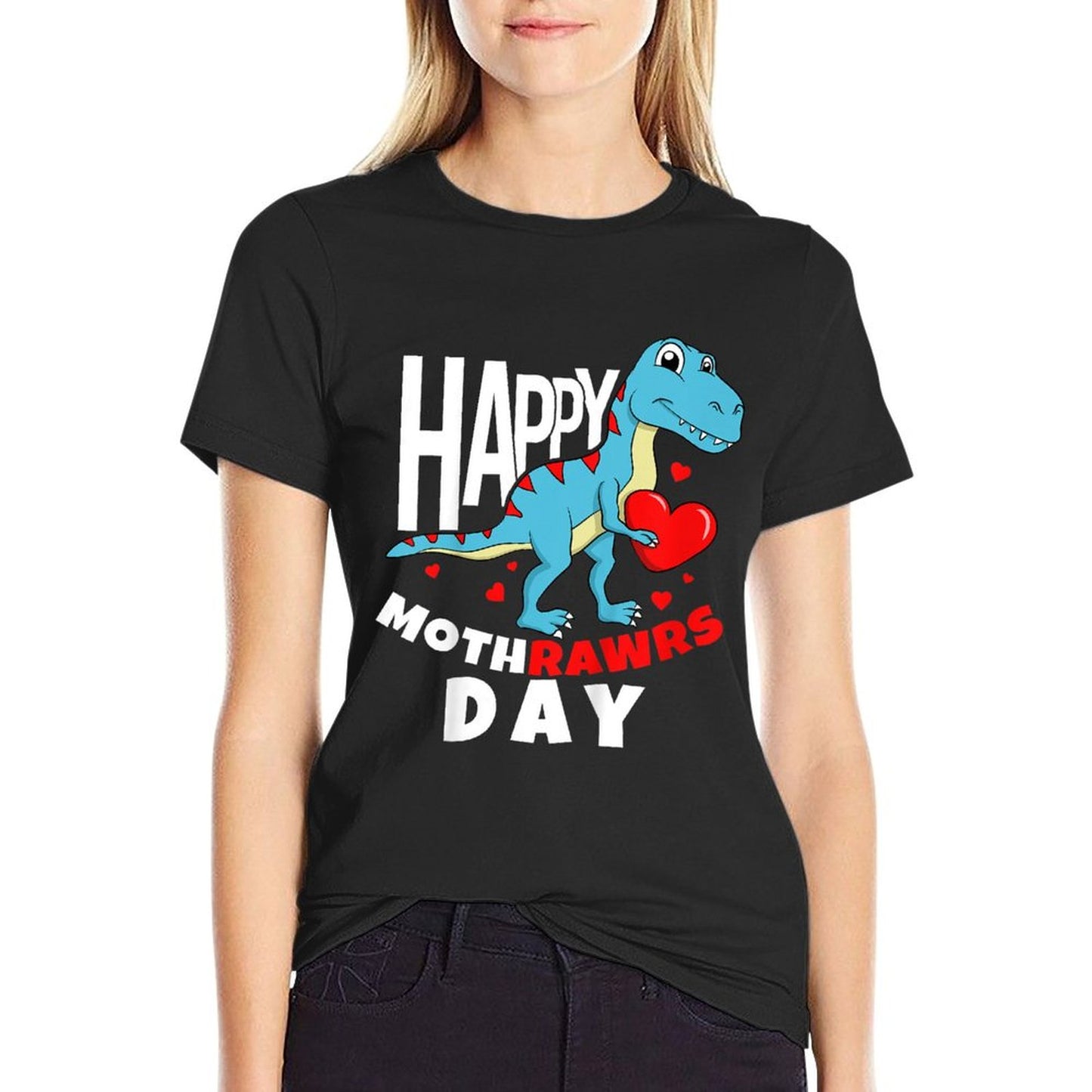 Happy Mother's Day Son For Mom Rawr Trex Dino Toddler Boy T-Shirt