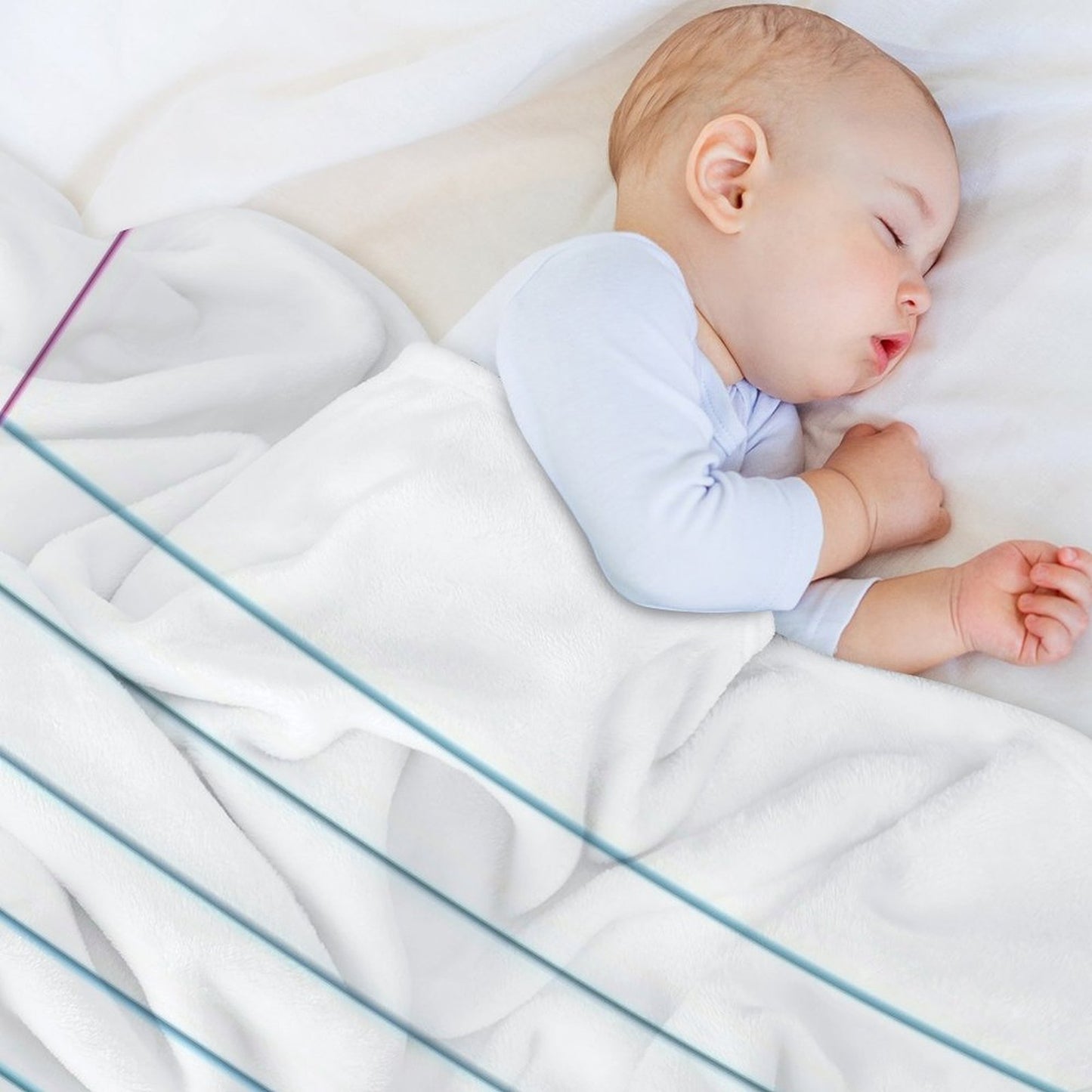 Lined Paper Throw Blanket