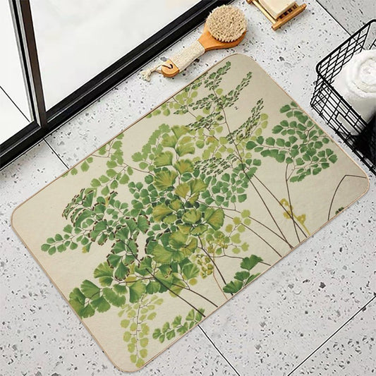 Maidenhair Ferns Bath Mat
