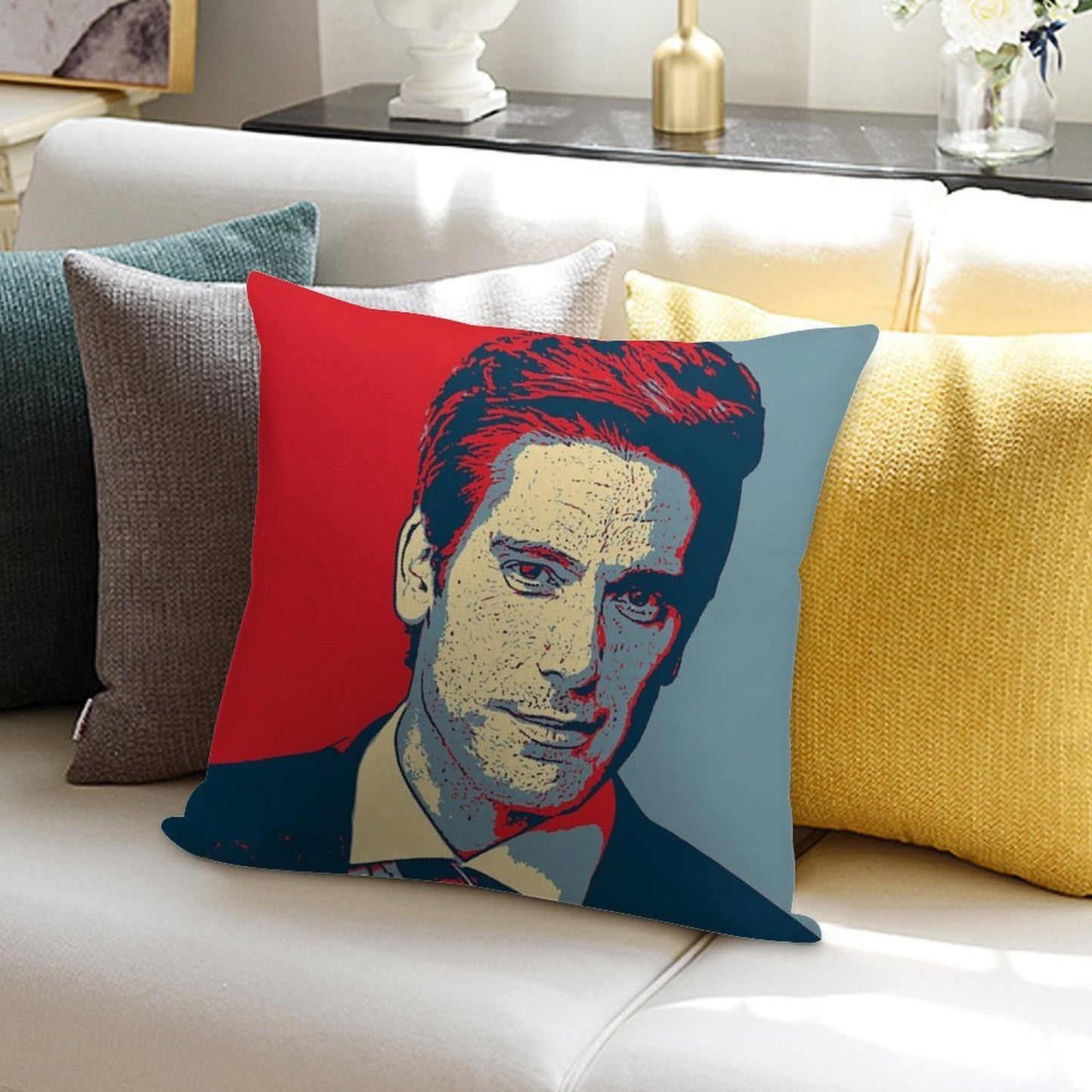David Muir Soft Luxury Feel Throw Pillow