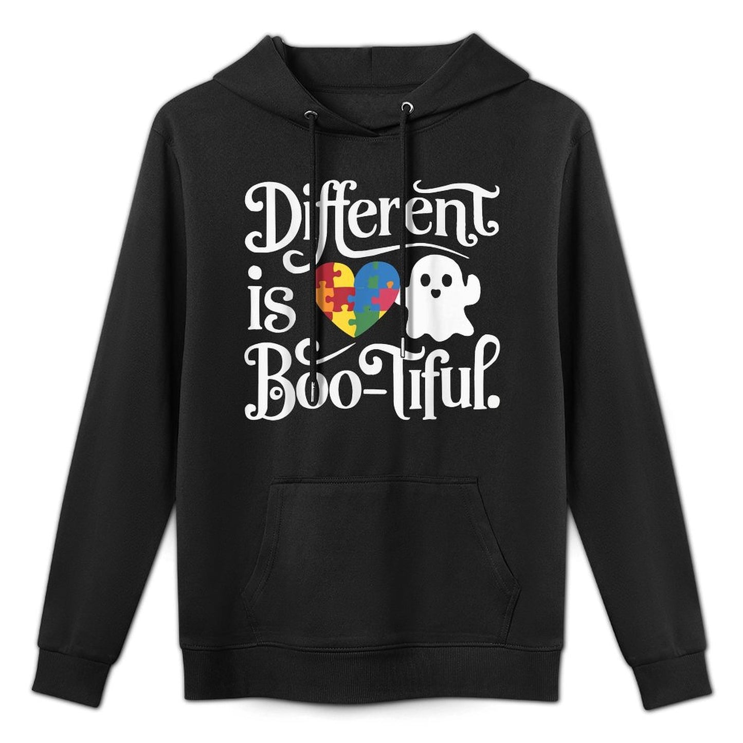 Support Autism Halloween Spooky Autistic Trick Or Treat Easy Care Hoodie