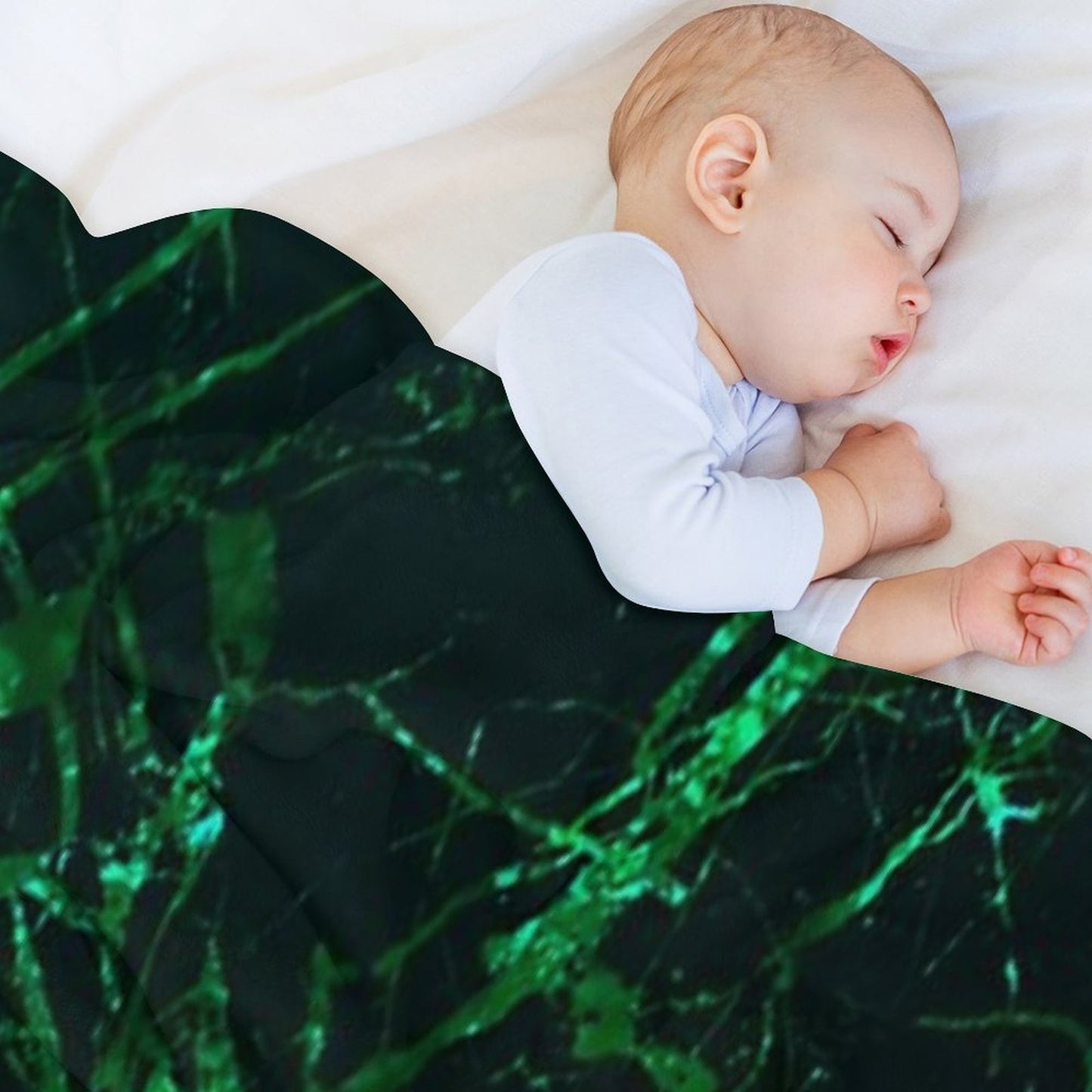 Alien Marble Throw Blanket