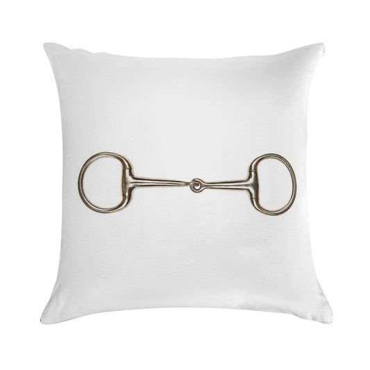 Snaffle Bit Soft Luxury Feel Throw Pillow