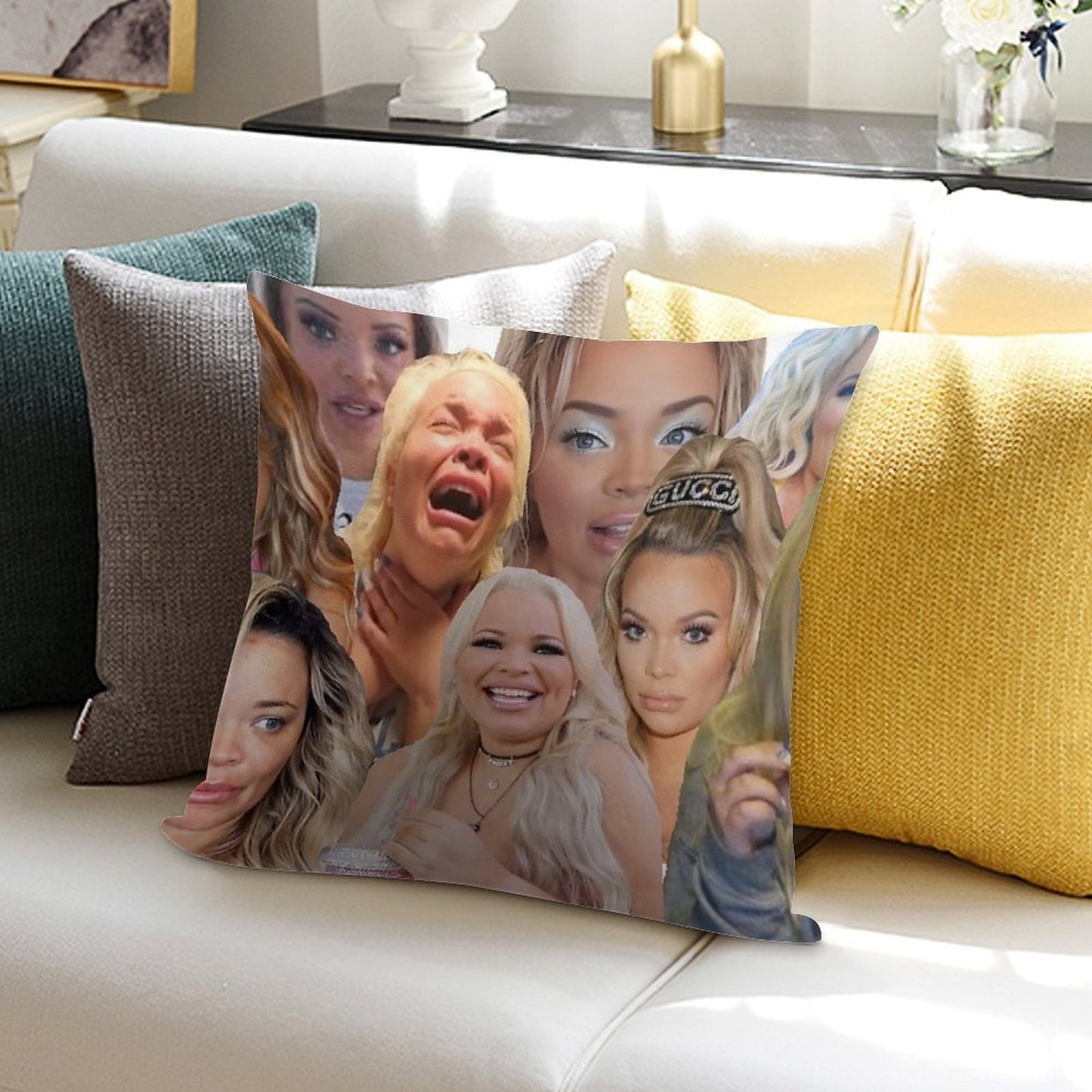 Trisha Paytas Soft Decorative Cover Throw Pillow