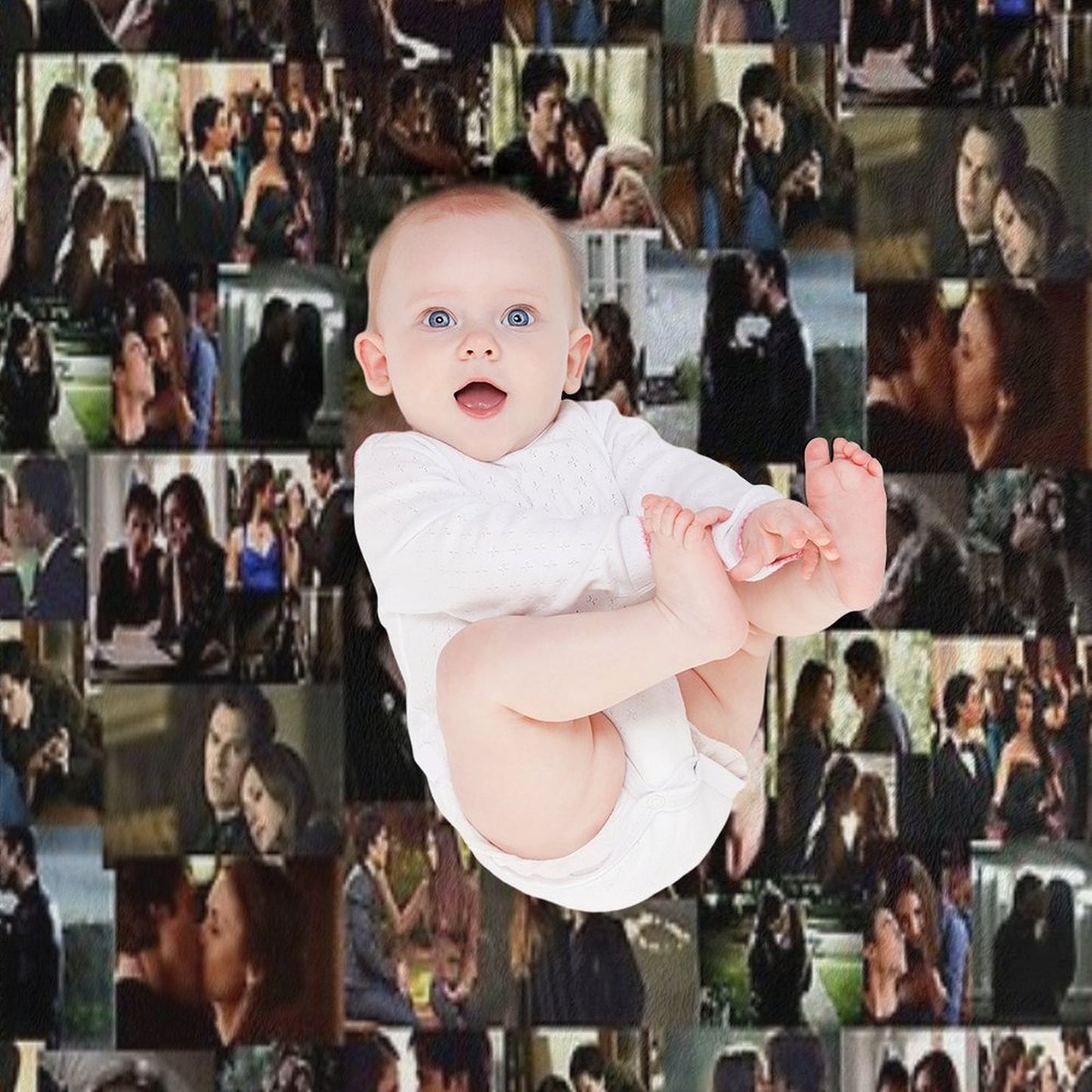 Delena Ship Throw Blanket