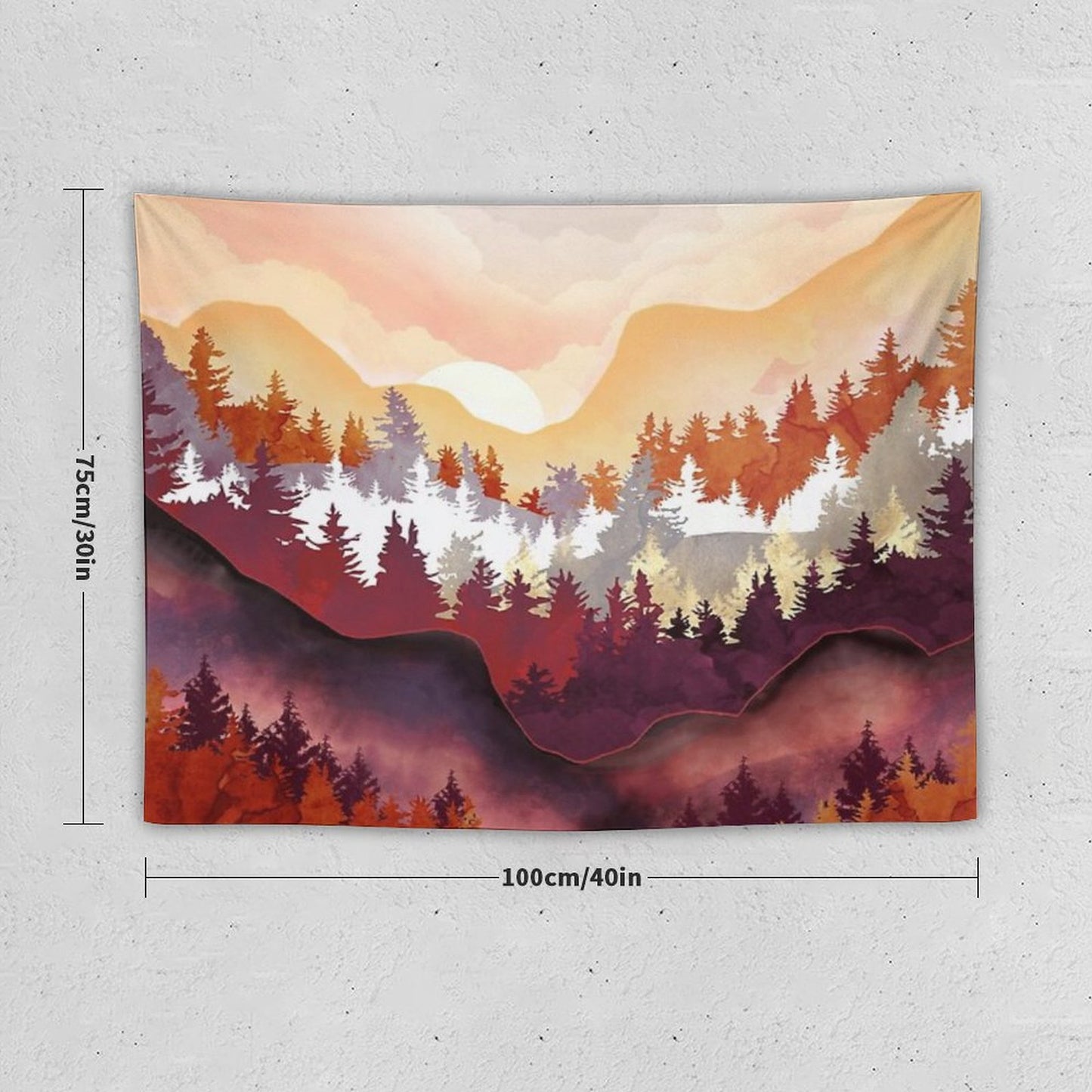 Amber Forest Tapestry