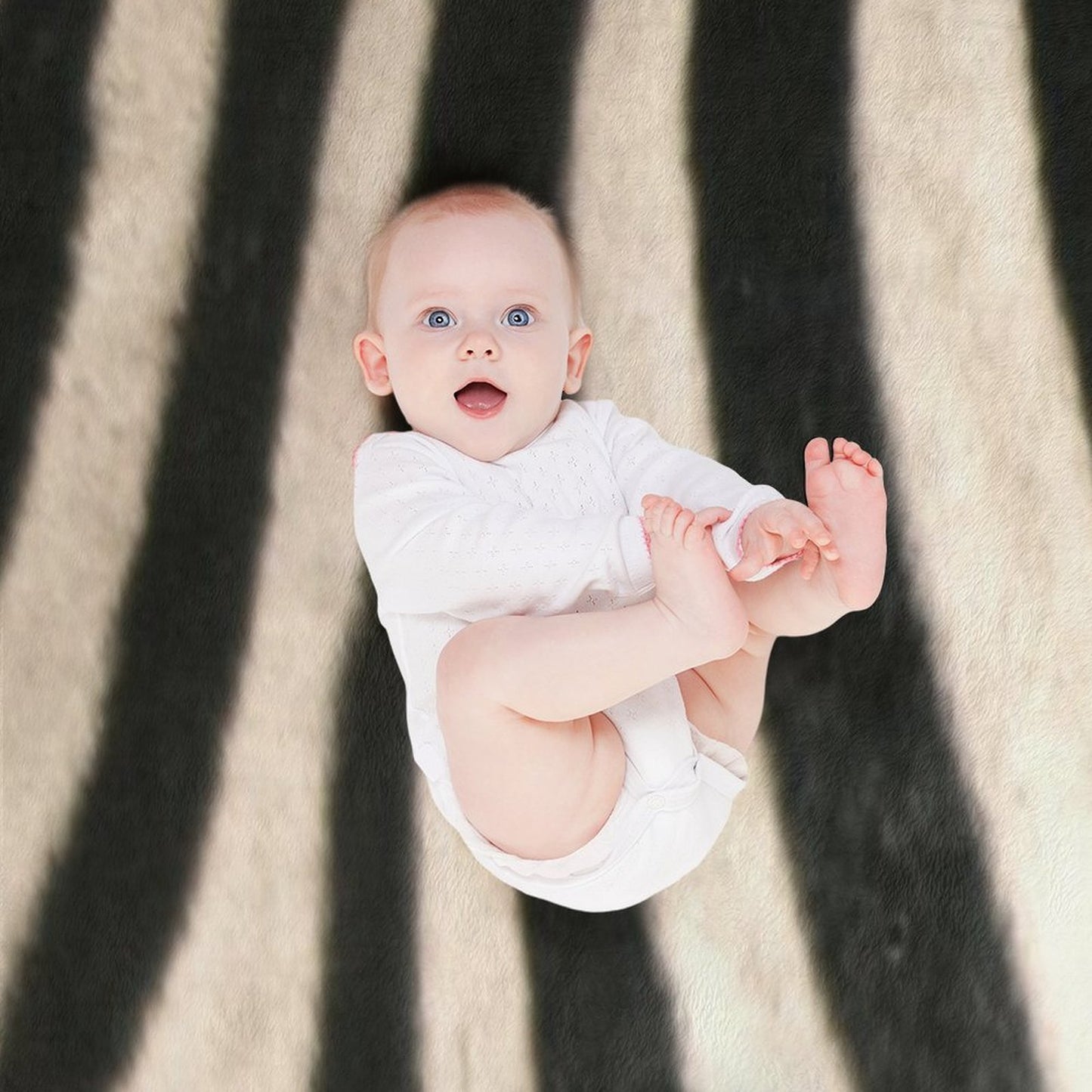 Zebra Print. Safari Animal Lovers Decor. Throw Blanket