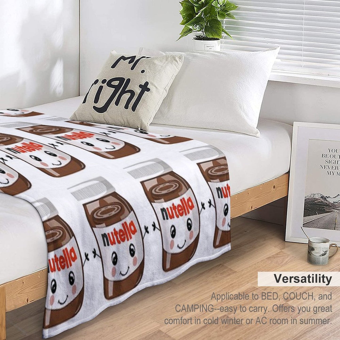 Nutella Cutie Throw Blanket
