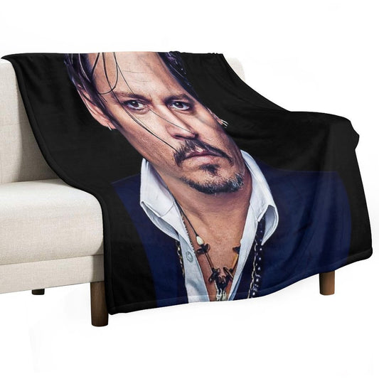 Johnny Depp PRO 8K Throw Blanket