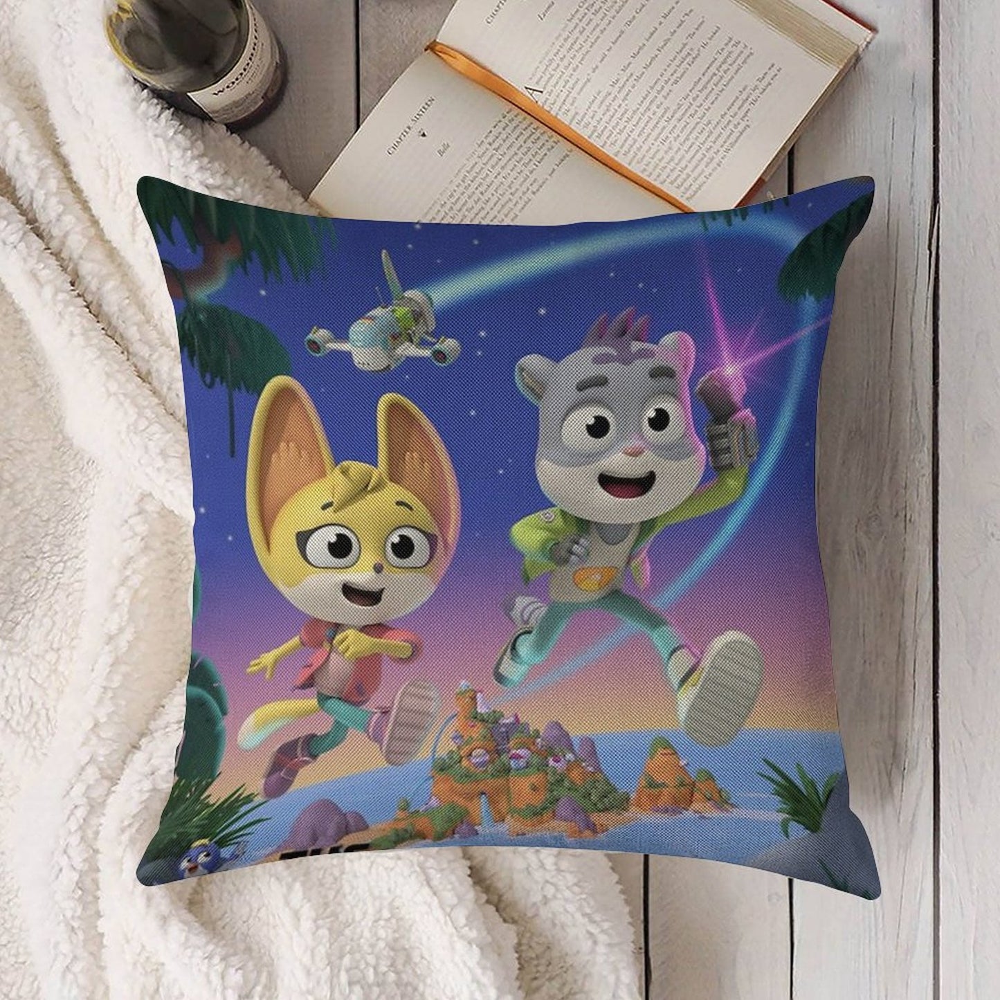 The Creature Cases Linen Throw Pillow Cover