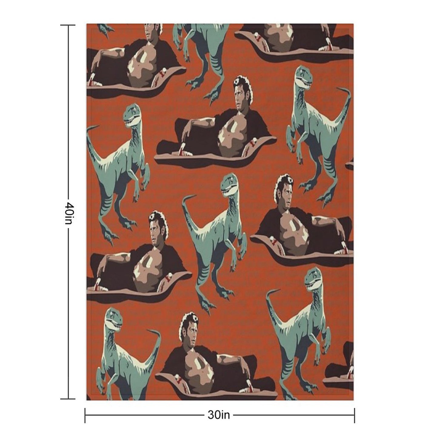 Jurassic Geniuses Throw Blanket