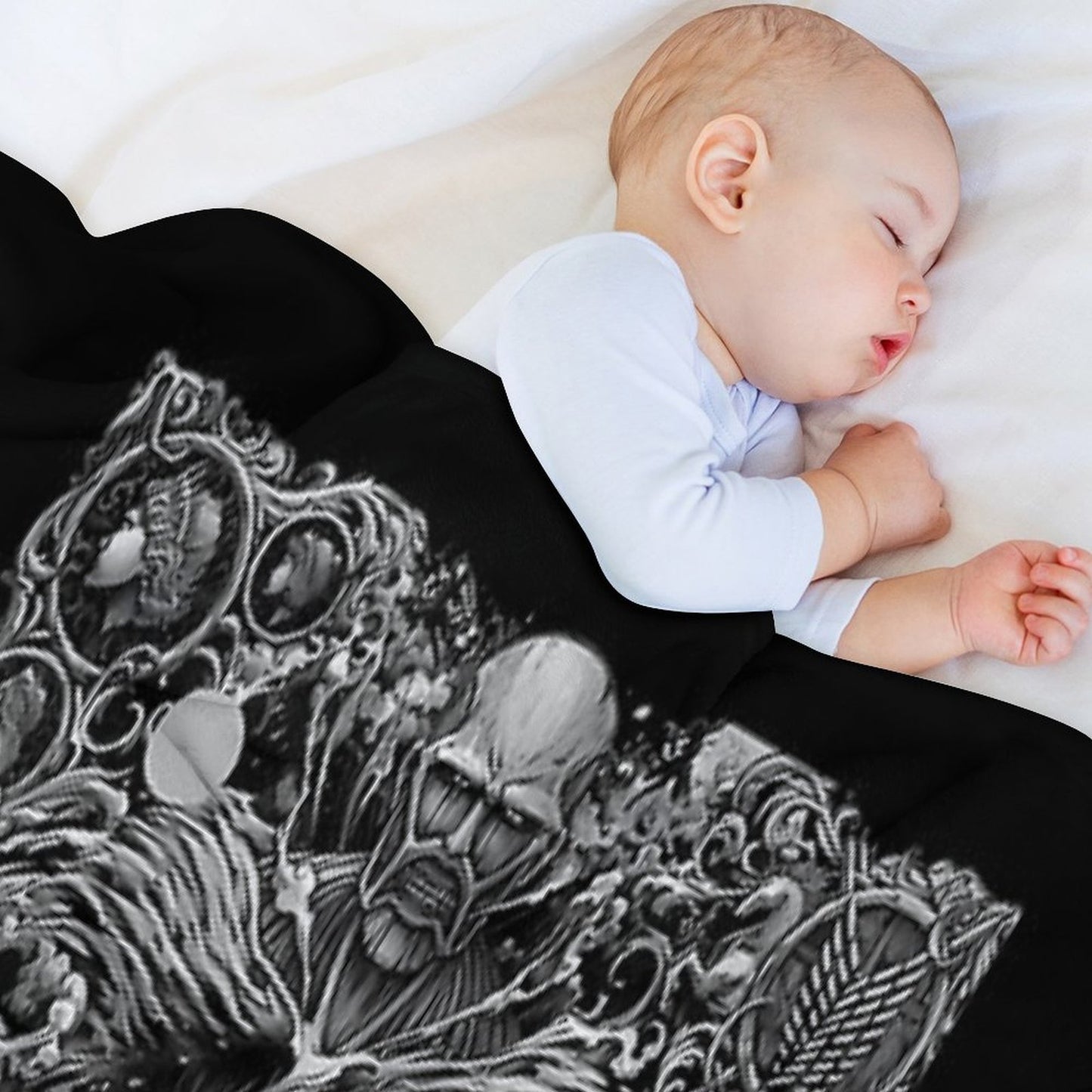 Roots Skull Throw Blanket