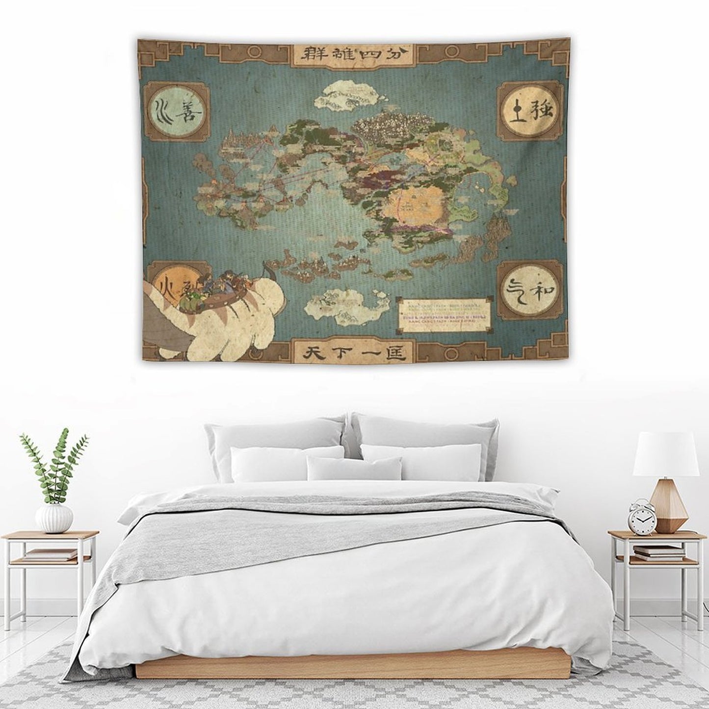 Avatar The Last Airbender Map I Tapestry