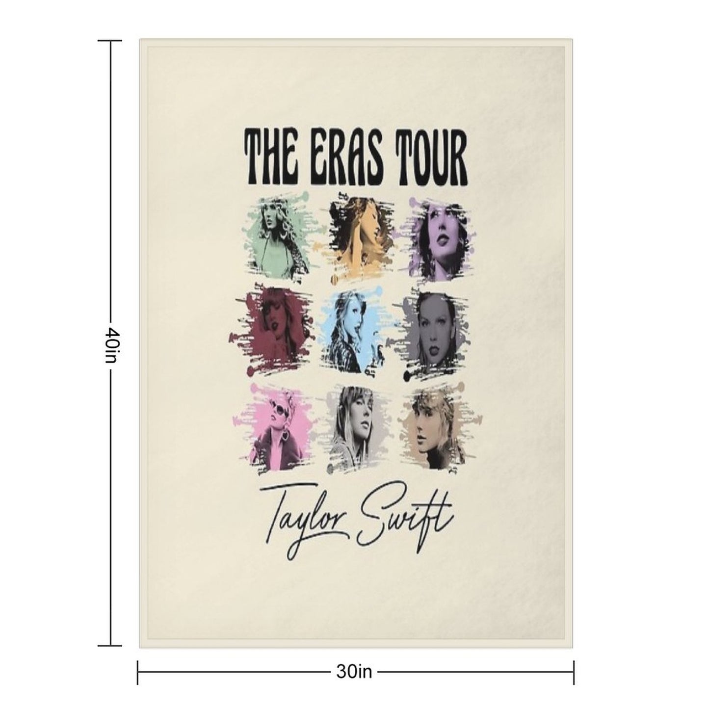 The Eras Tour Throw Blanket