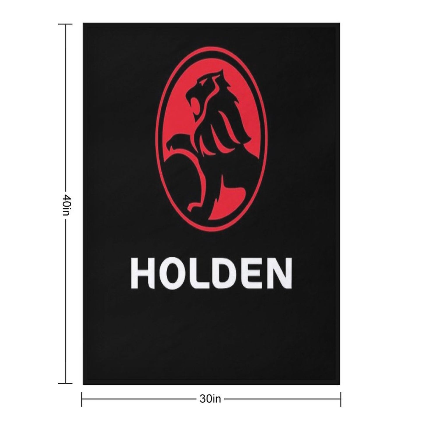 BEST SELLER - Holden-logo Merchandise Essential Throw Blanket